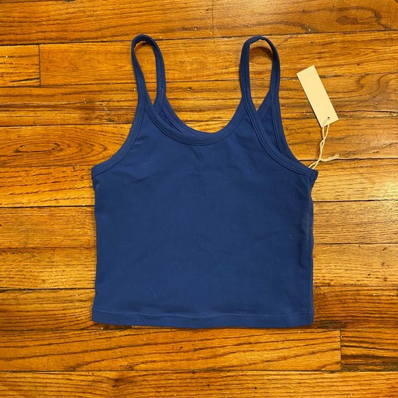 ARQ Tops - ARQ crop tank in cobalt (NWT)